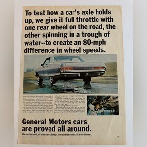 5/$20 General Motors 1965 Advertisement  (Better Homes and Gardens print)